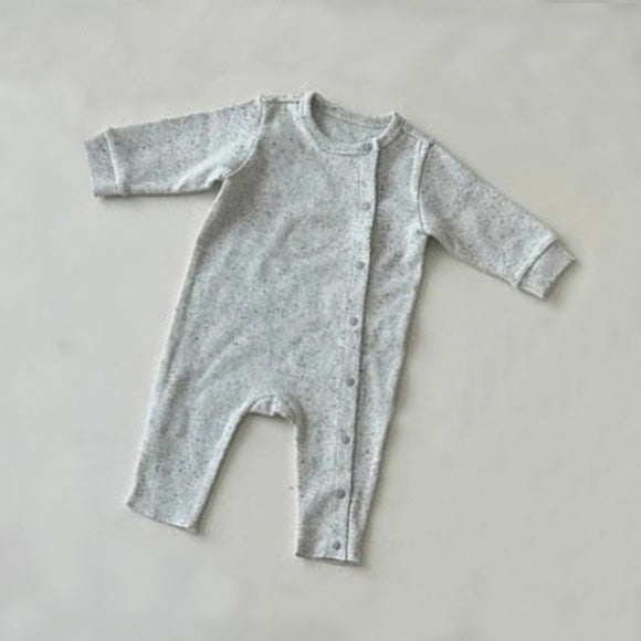 Hot Selling Autumn Baby Kids Long Sleeves Dots Pattern Rompers with Hat