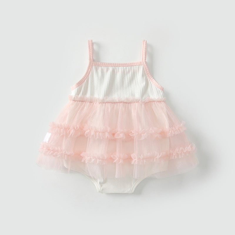 Summer Arrival Baby Girls Cute Color Patchwork Butterfly Pattern Sleeveless Tulle Dress Design Onesies, MyKids-USA®, Baby One-Pieces, MyKids-USA -  -  -  -  -  -  - 