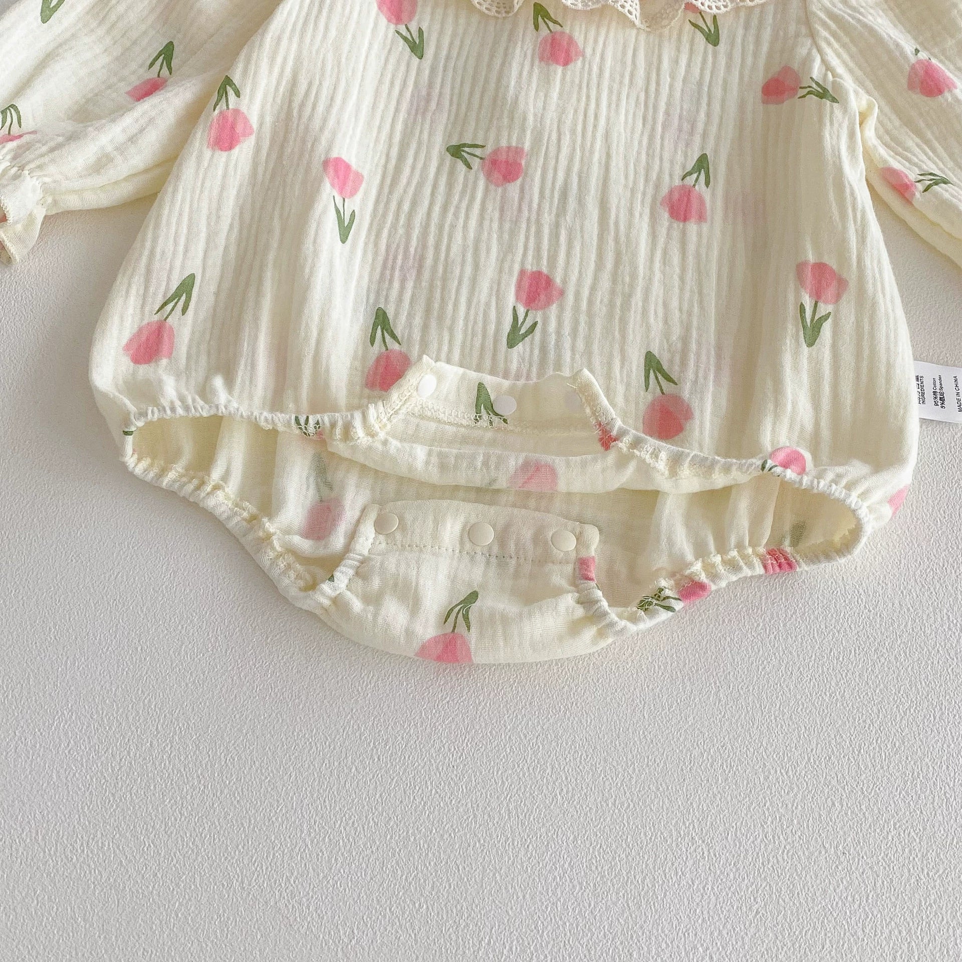 Autumn Hot Selling Baby Girls Long Sleeves Flowers Pattern Onesies Bodysuits, MyKids-USA®, Baby One-Pieces, MyKids-USA -  -  -  -  -  -  - 