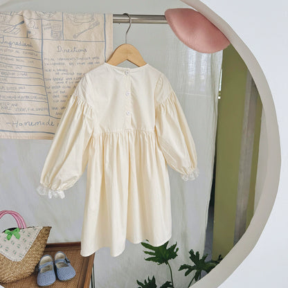 Arrival Autumn Girls Flowers Embroidery Pattern Long Sleeves Dress, MyKids-USA®, Baby & Toddler Dresses, MyKids-USA -  -  -  -  -  -  - 