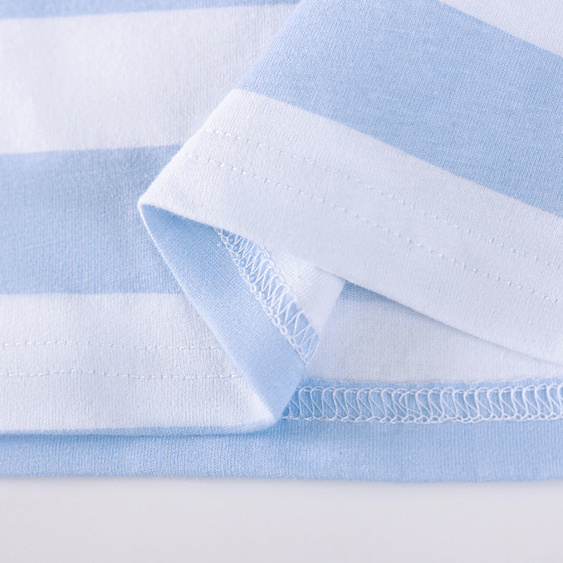 Autumn Arrival Cartoon Animals and Striped Pattern Long Sleeves Turn-down Collar Dress for Stylish Girls, MyKids-USA®, Baby & Toddler Dresses, MyKids-USA -  -  -  -  -  -  - 