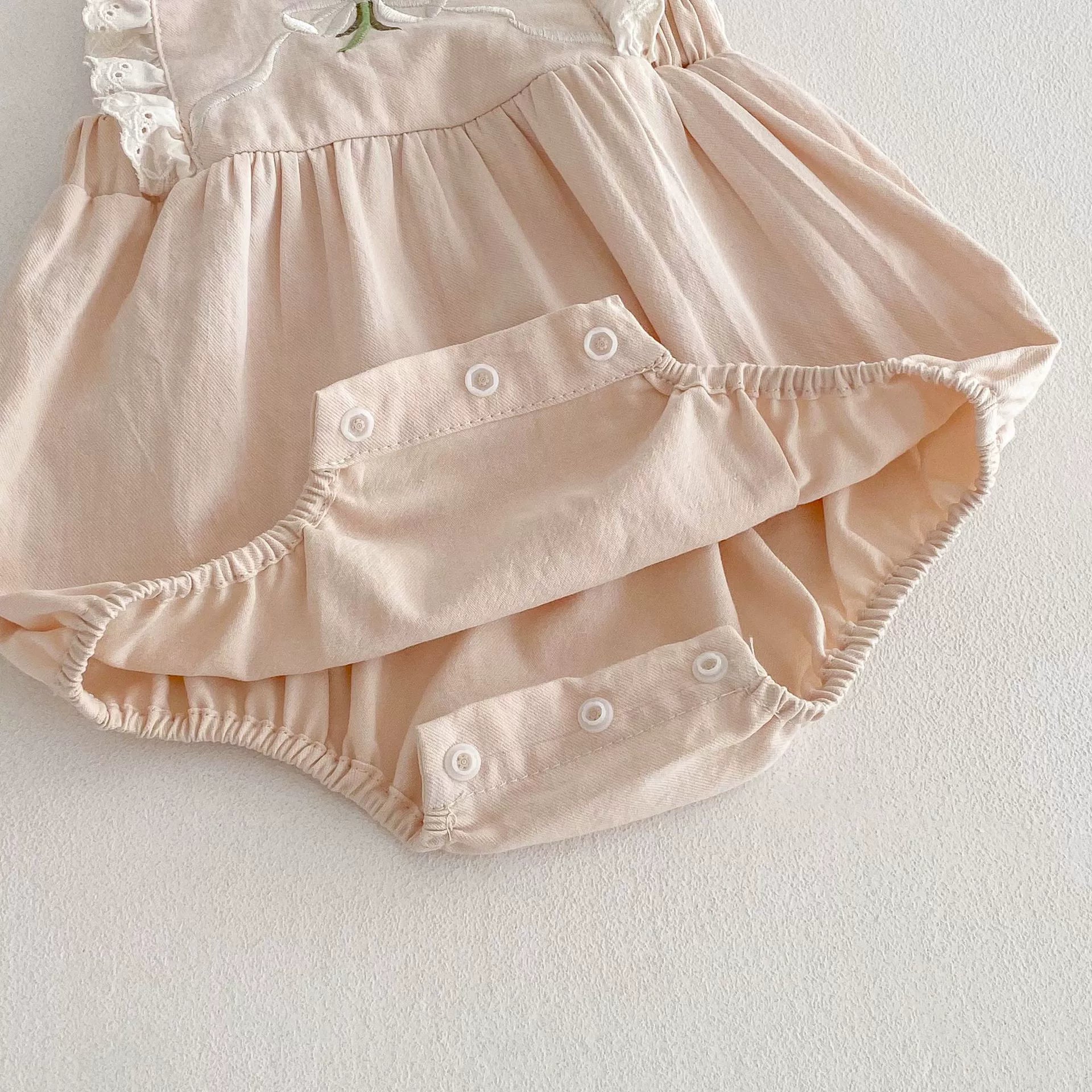 Autumn Arrival Baby Kids Girls Sleeveless Flowers Embroidery Strap Onesies Overalls and White Shirt Clothing Set, MyKids-USA®, Baby & Toddler Outfits, MyKids-USA -  -  -  -  -  -  - 