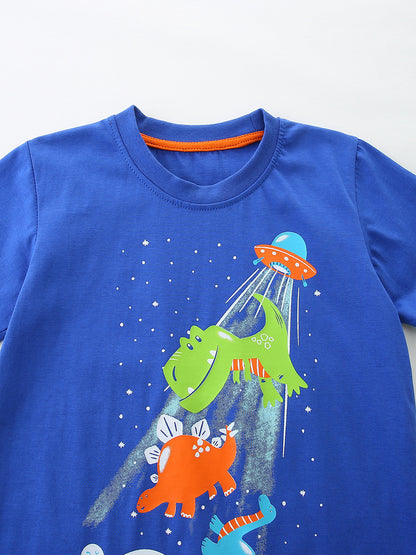 Summer Baby Kids Letter and Cartoon Pattern T-shirt Clothing Set for Boys, MyKids-USA®, Baby & Children's Outfits, MyKids-USA -  -  -  -  -  -  - .