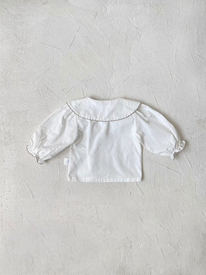 MyKids-USA® Design Autumn Baby Kids Girls Long Sleeves Flowers Embroidered Collar Shirt
