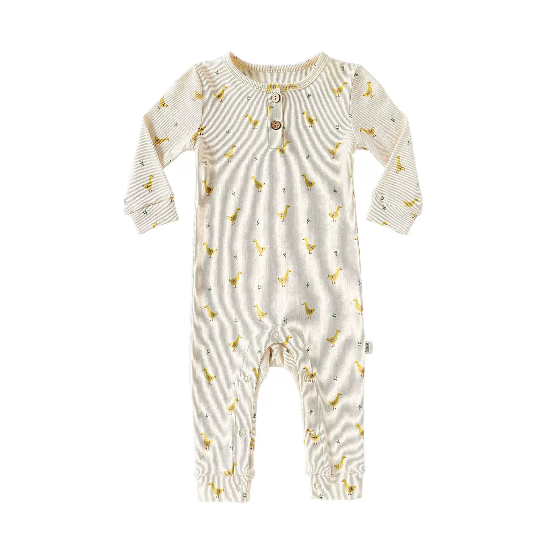 Autumn Arrival Baby Unisex Long Sleeves Casual Animals Pattern Rompers, MyKids-USA®, Baby One-Pieces, MyKids-USA - Size/Age - 66 (3-6M) - Color - Apricot -  -  - TR2508282252-A