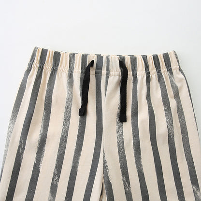 Summer Baby Kids Animals Cartoon Pattern T-shirt and Striped Shorts Clothing Set for Boys, MyKids-USA®, Baby & Toddler Outfits, MyKids-USA -  -  -  -  -  -  - 