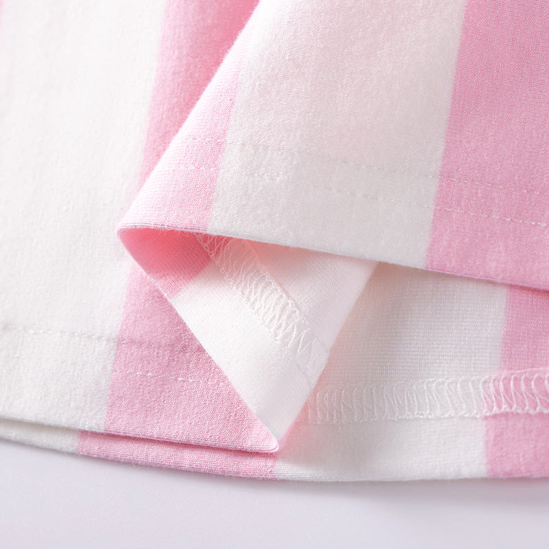 Autumn and Spring Arrival Animals Cartoon Pattern Long Sleeves Striped Dress for Stylish Girls, MyKids-USA®, Baby & Toddler Dresses, MyKids-USA -  -  -  -  -  -  - 