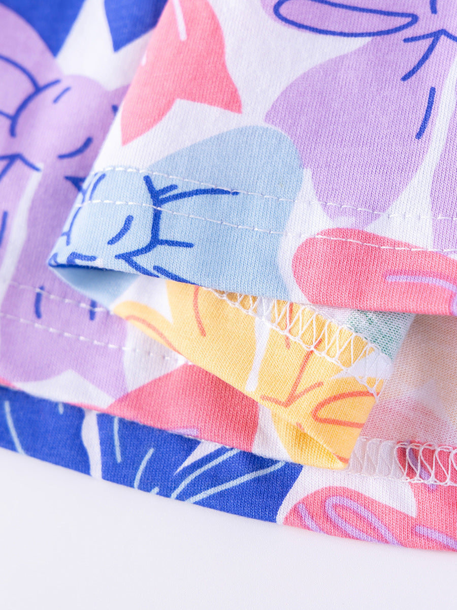 Summer Arrival Colorful Butterfly-bows Pattern Short Sleeves Dress for Stylish Girls, MyKids-USA®, Baby & Children's Dresses, MyKids-USA -  -  -  -  -  -  - .