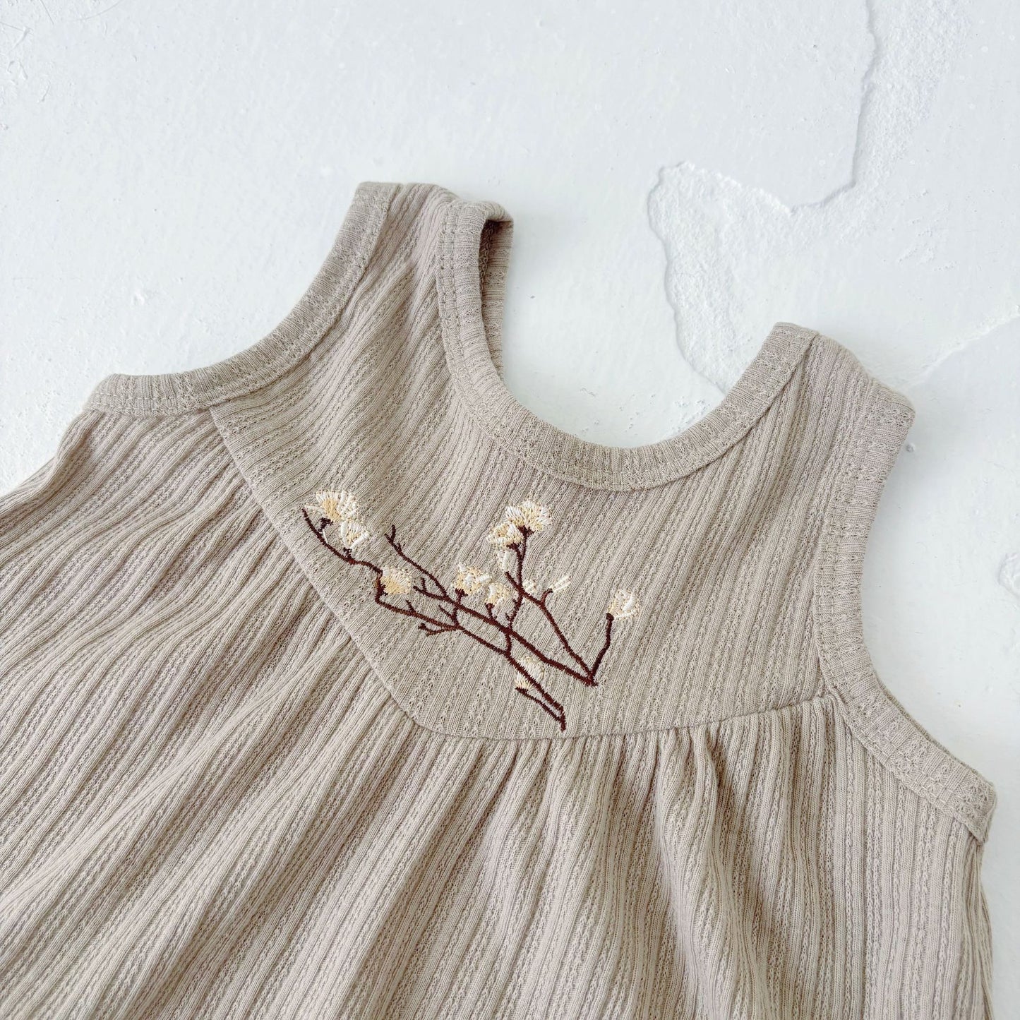 Summer Hot Selling Baby Girls Sleeveless Flowers Embroidered Pattern Top Vest and Bloomers Clothing Set, MyKids-USA®, Baby & Toddler Outfits, MyKids-USA -  -  -  -  -  -  - 