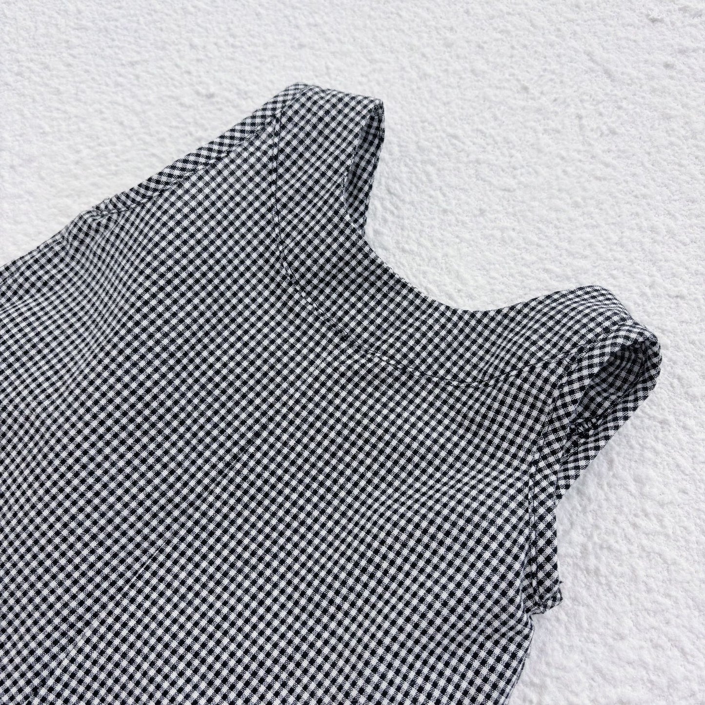 Summer Arrival Baby Unisex Casual Plaid Pattern Sleeveless Rompers, MyKids-USA®, Baby One-Pieces, MyKids-USA -  -  -  -  -  -  - 