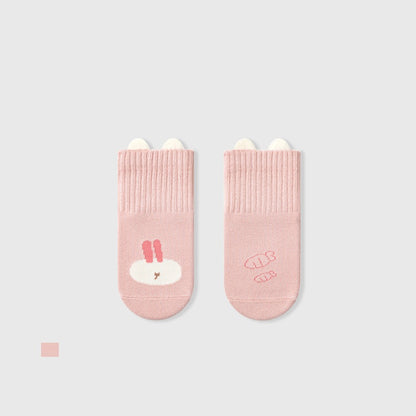 Autumn Baby Unisex Breathable Animals Cartoon and Flower Pattern Color Patchwork Thin Socks, MyKids-USA®, Baby & Toddler Socks & Tights, MyKids-USA - Size/Age - S (0-1Y) - Color - Pink -  -  - TR2509292218-C