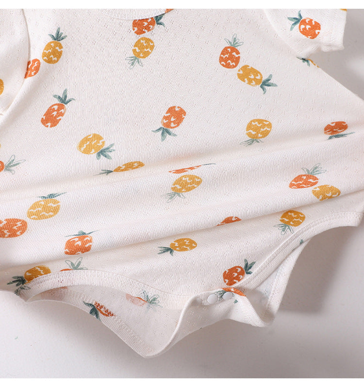 Summer Arrival Baby Girls Short Sleeves Fruits Pattern Bodysuit, MyKids-USA®, Bodysuits, MyKids-USA -  -  -  -  -  -  - .