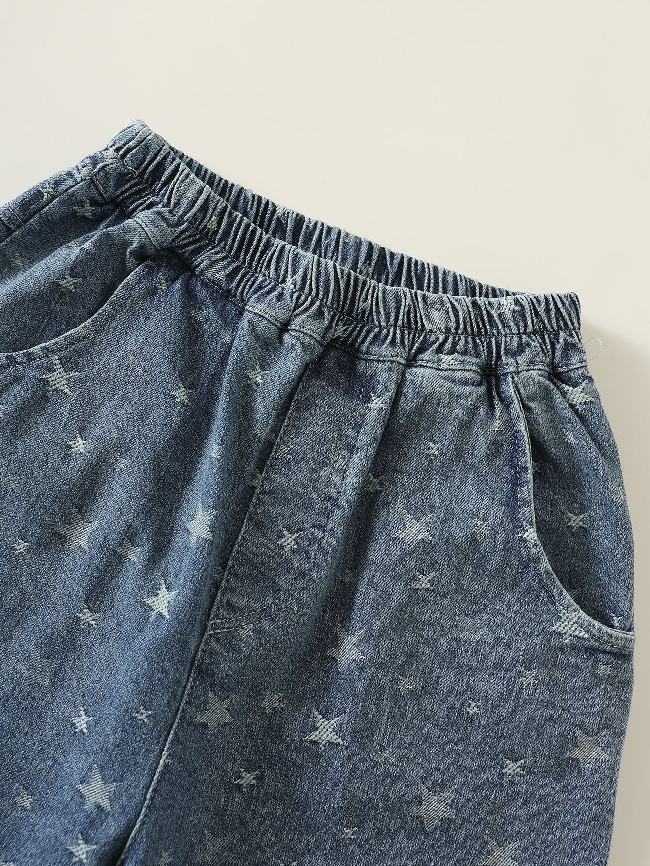 MyKids-USA® Arrival Autumn Girls Stars Pattern Jeans