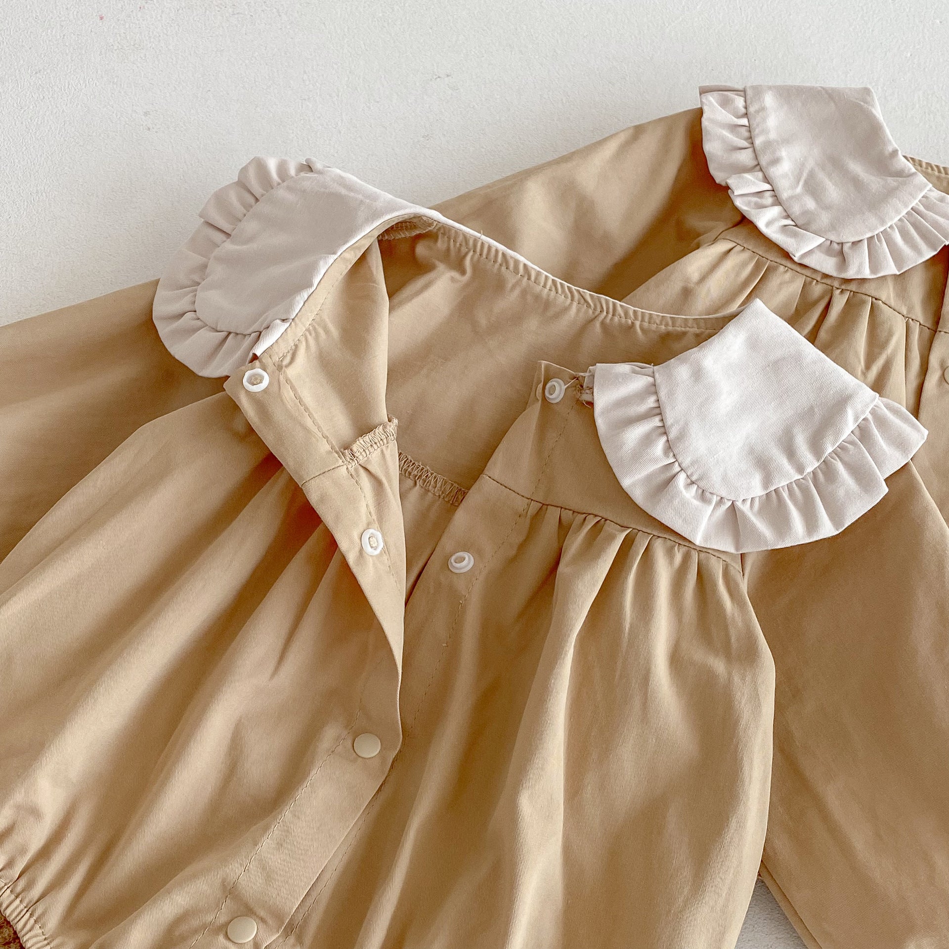 Autumn Arrival Baby Girls Color Patchwork Long-sleeved Onesies and Dress – Princess Sister Matching Set, MyKids-USA®, Baby & Toddler Dresses, MyKids-USA -  -  -  -  -  -  - 