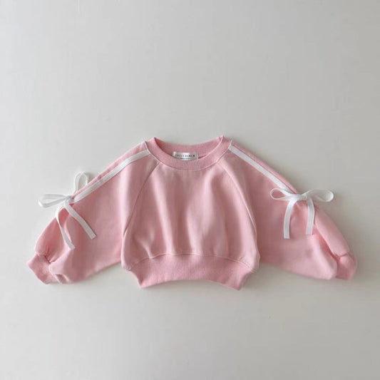 Autumn Baby Kids Girls Casual Bows Tied Pullover And Pants Clothing Set, MyKids-USA®, Baby & Toddler Outfits, MyKids-USA -  -  -  -  -  -  - .