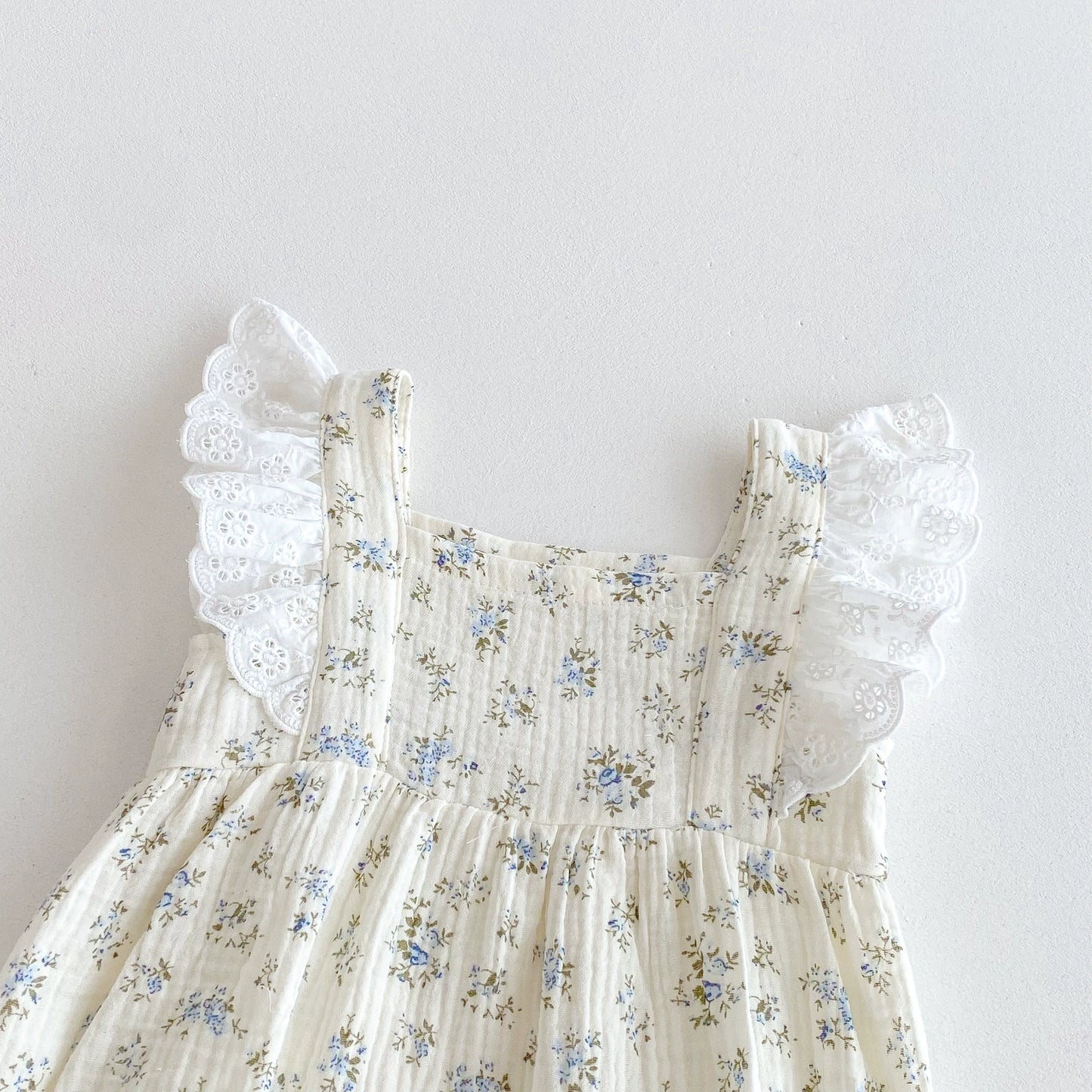 Summer Arrival Baby Girls Floral Pattern Fly Sleeves Onesies, MyKids-USA®, Baby One-Pieces, MyKids-USA -  -  -  -  -  -  - 