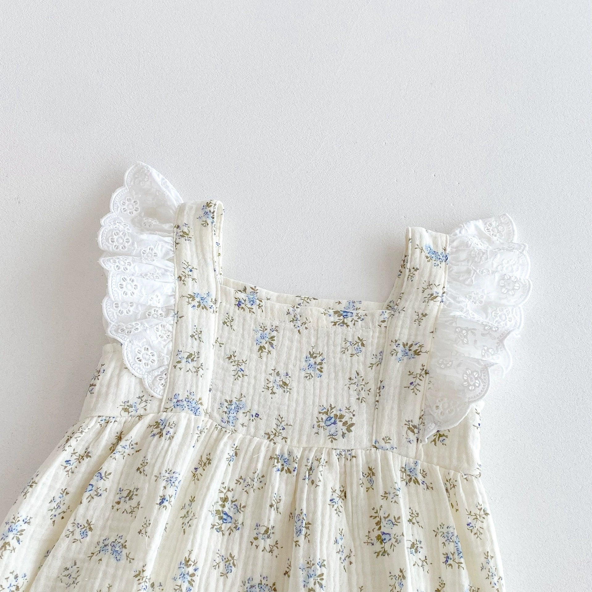 Summer Arrival Baby Girls Floral Pattern Fly Sleeves Onesies, MyKids-USA®, Baby One-Pieces, MyKids-USA -  -  -  -  -  -  - 