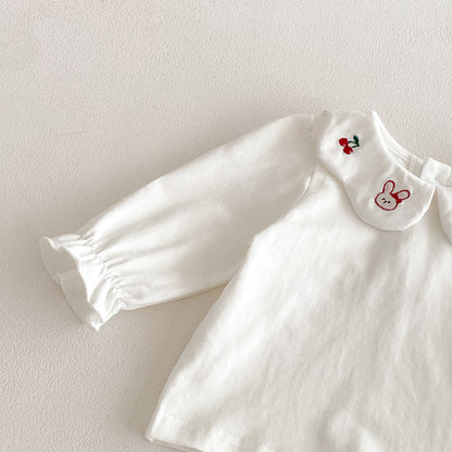 Spring and Autumn Baby Kids Girls Long Sleeves Cartoon Pattern Top and Plaid Sleeveless Onesies Clothing Set, MyKids-USA®, Baby & Toddler Outfits, MyKids-USA -  -  -  -  -  -  - .