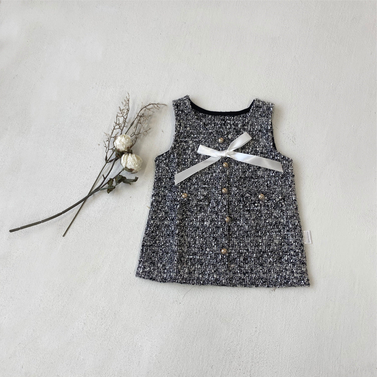 MyKids-USA® Autumn Arrival Baby Kids Girls Fashion Sleeveless Wear-Outside Dress Vest