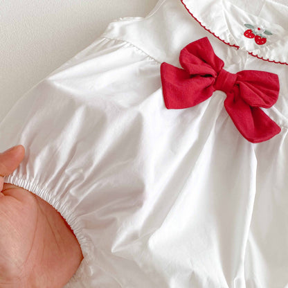 Summer Arrival Baby Girls Cute Strawberry Pattern Sleeveless Onesies, MyKids-USA®, Baby One-Pieces, MyKids-USA -  -  -  -  -  -  - 