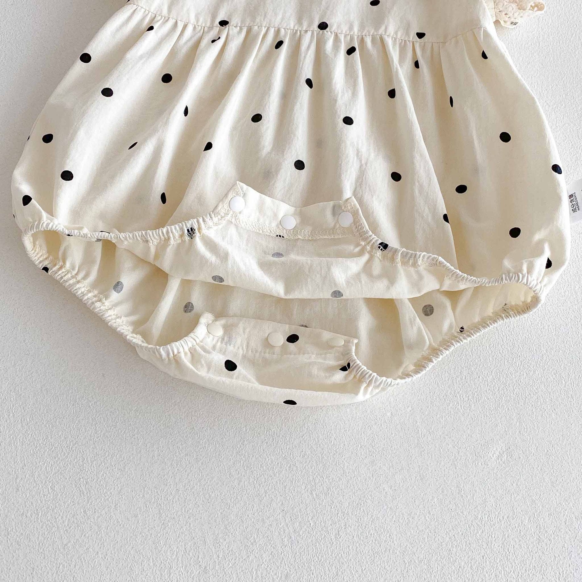 Summer Arrival Baby Girls Cute Dots Pattern Fly Sleeves Onesies, MyKids-USA®, Baby One-Pieces, MyKids-USA -  -  -  -  -  -  - 