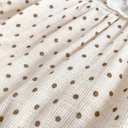 Spring Arrival Baby Girls Long Sleeves Lace Trim Turn-down Collar Onesies Bodysuits, MyKids-USA®, Baby One-Pieces, MyKids-USA -  -  -  -  -  -  - 