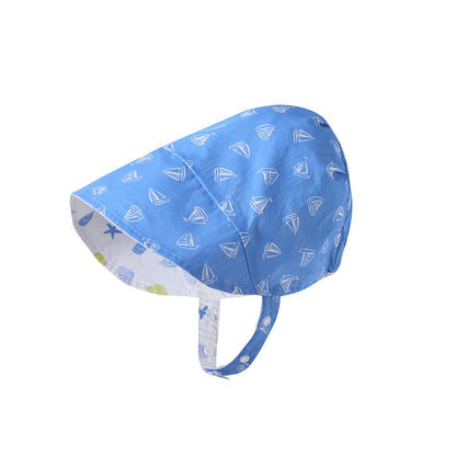 Summer Reversible Baby Sun Hat, MyKids-USA®, Baby & Toddler Hats, MyKids-USA - Size/Age - S (0-2Y) - Color - Navy Blue (Dark Blue) -  -  - TR2505192359-F.