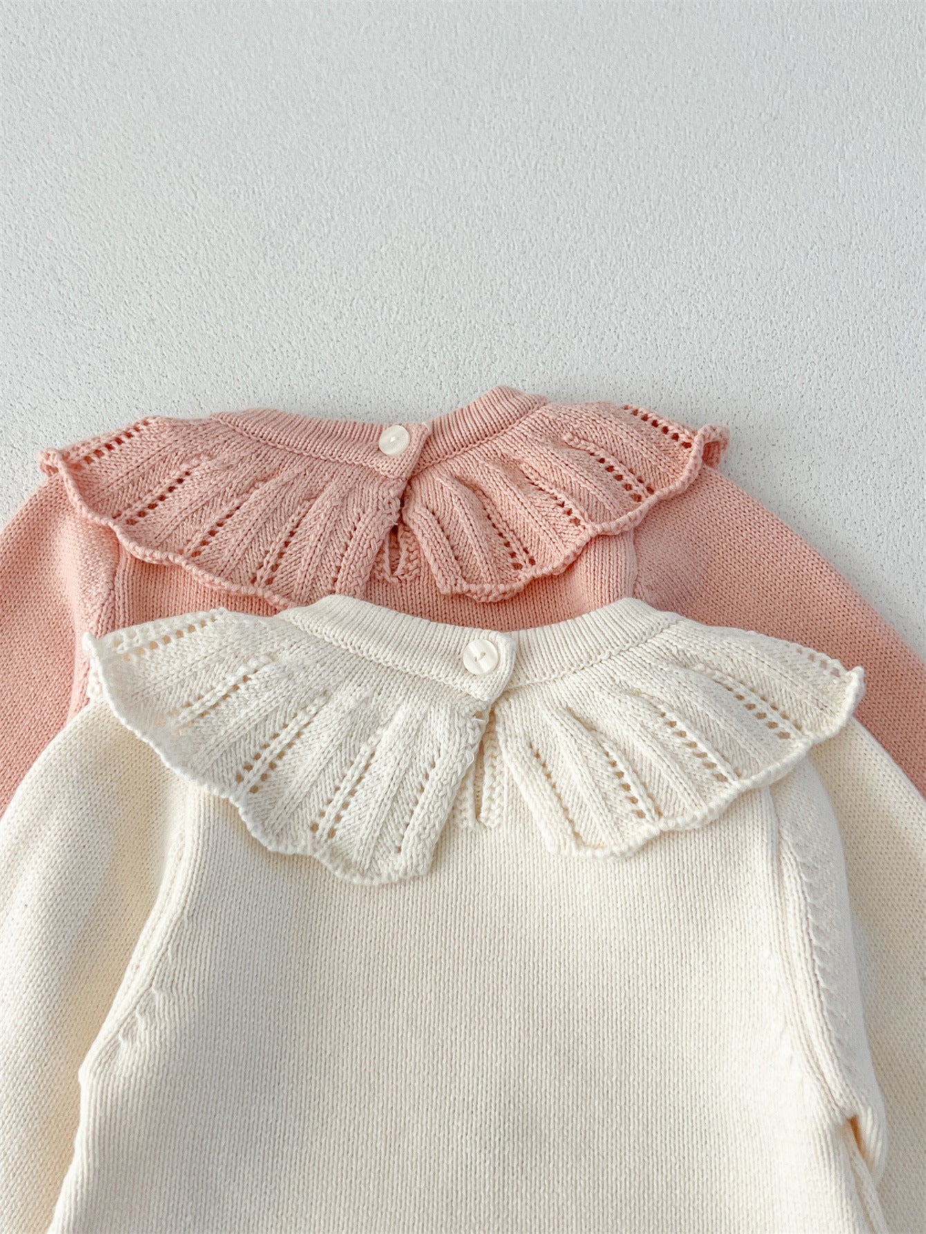 Autumn Arrival Baby Girls Flowers and Butterfly Embroidery Pattern Long Sleeves Onesies with Collar, MyKids-USA®, Baby One-Pieces, MyKids-USA -  -  -  -  -  -  - 