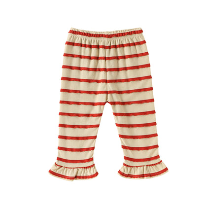 MyKids-USA® Spring and Autumn Baby Kids Girls Long Sleeves Striped Pattern Top and Pants Clothing Set