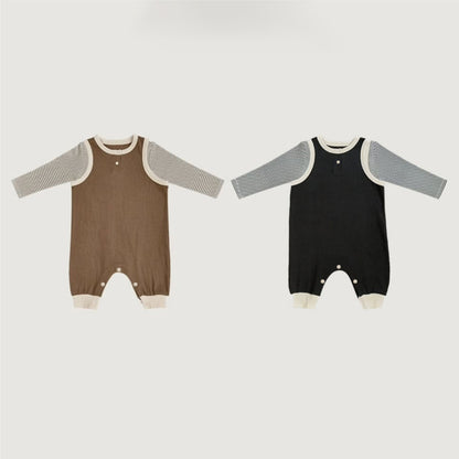 Summer Arrival Baby Unisex Color Patchwork Sleeveless Rompers Overalls, MyKids-USA®, Baby & Children's One-Pieces, MyKids-USA -  -  -  -  -  -  - .