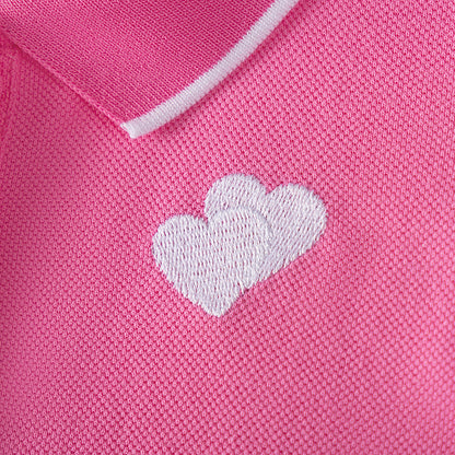 Summer Arrival Hearts Pattern Embroidered Sleeveless Dress for Stylish Girls