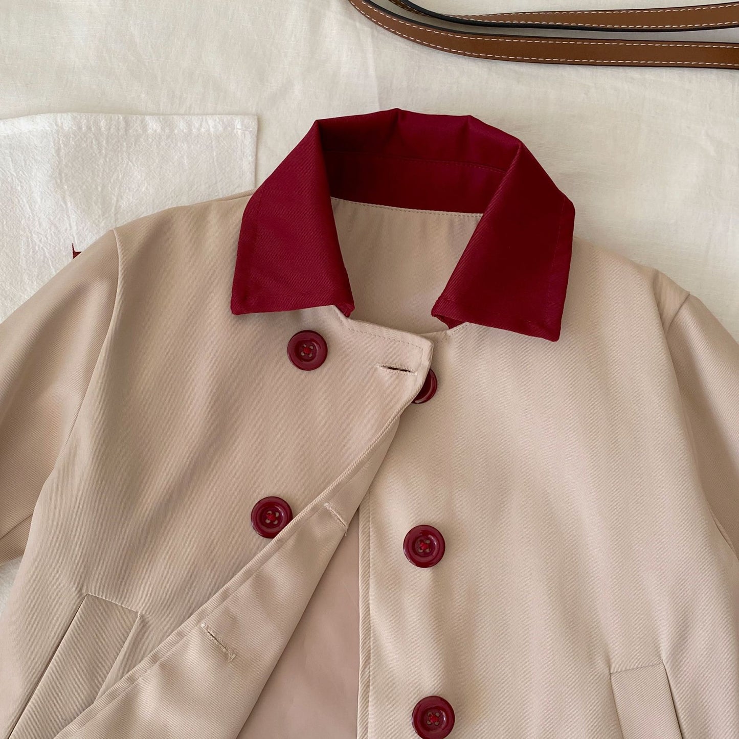 Spring Arrival Baby Kids Girls Color Patchwork Long Sleeves Turn-down Collar Coat, MyKids-USA®, Baby & Toddler Coats & Jackets, MyKids-USA -  -  -  -  -  -  - .