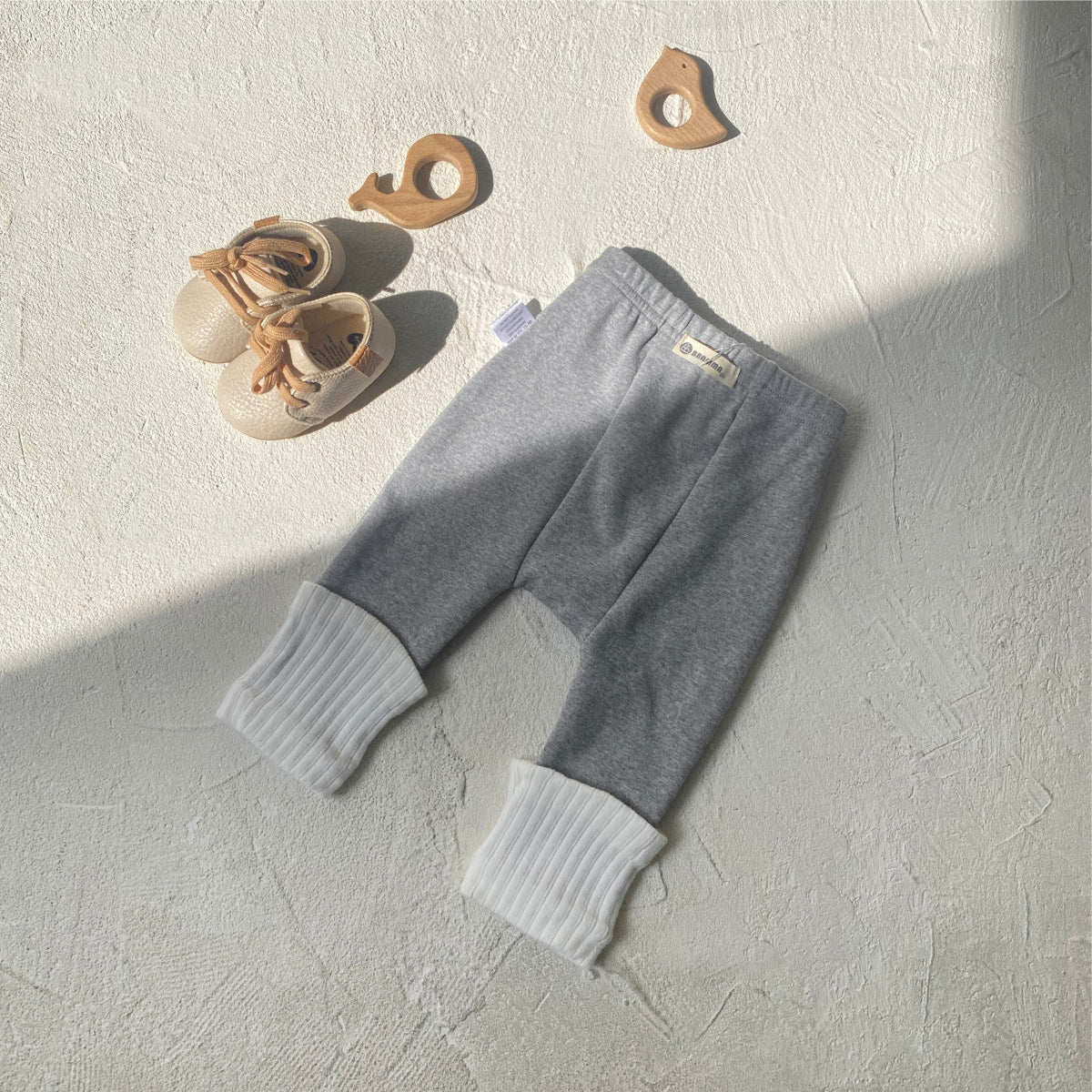 Arrival Baby Boy And Girl Solid Color/Color Patchwork Winter and Autumn Casual Elastic Pants