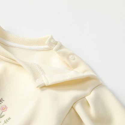 Arrival Autumn Baby Kids Girls Flowers and Butterfly Pattern Long Sleeves Pullover, MyKids-USA®, Sweaters, MyKids-USA -  -  -  -  -  -  - 