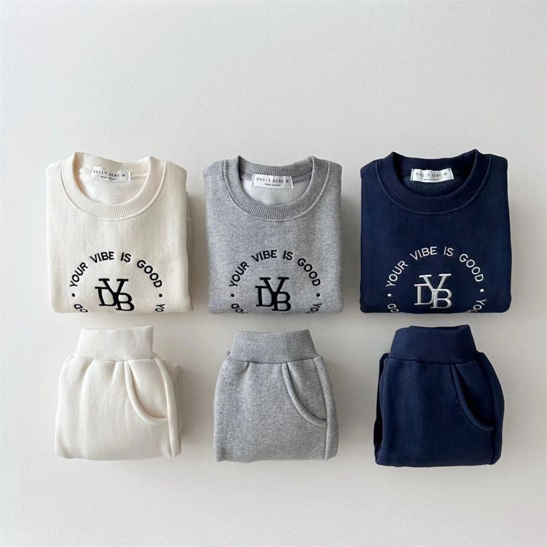 Winter and Autumn Kids Unisex Casual Letters Pattern Long Sleeves Top Pullover and Pants Warm Clothing Set, MyKids-USA®, Baby & Toddler Outfits, MyKids-USA -  -  -  -  -  -  - 