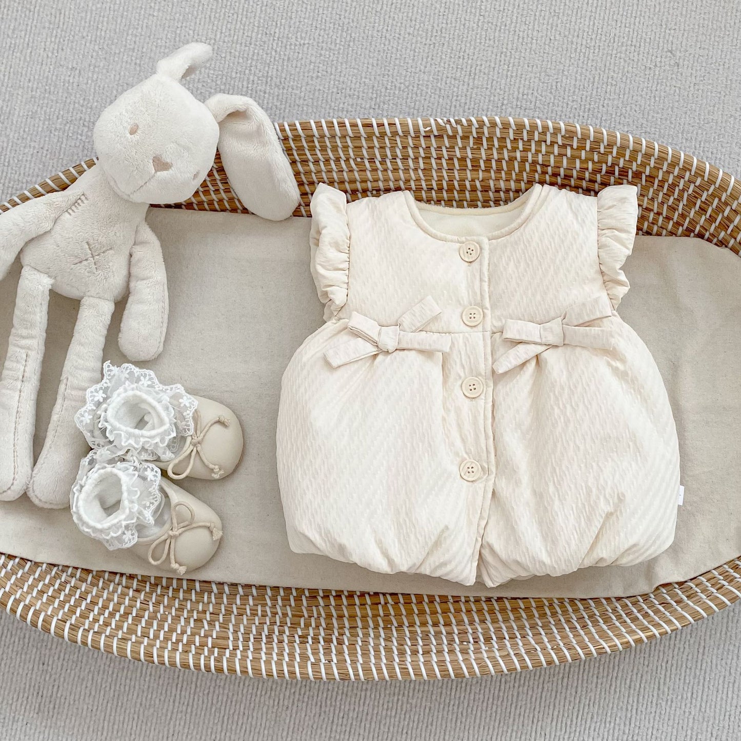 Arrival Winter and Autumn Baby Kids Girls Solid Color Sleeveless Cotton-Padded Vest, MyKids-USA®, Baby & Toddler Coats & Jackets, MyKids-USA - Size/Age - 73 (6-9M) - Color - White -  -  - TR2511302313-B