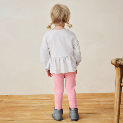 Spring and Autumn Girls Animals Cartoon Pattern Long Sleeves Top and Pink Pants Clothing Set, MyKids-USA®, Baby & Toddler Outfits, MyKids-USA -  -  -  -  -  -  - 