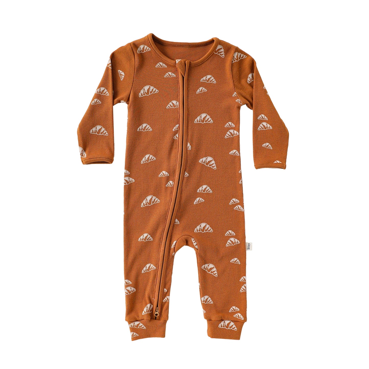 Autumn Arrival Baby Unisex Long Sleeves Casual Geometric Pattern Zip-up Rompers, MyKids-USA®, Baby One-Pieces, MyKids-USA - Size/Age - 66 (3-6M) - Color - Brown -  -  - TR2509022132-B