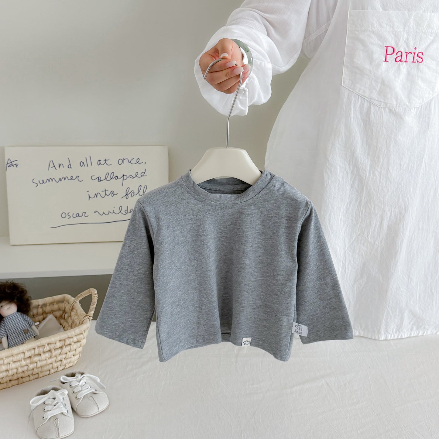 MyKids-USA® Autumn and Spring Arrival Solid Color Long Sleeves Sweatshirt for Kids