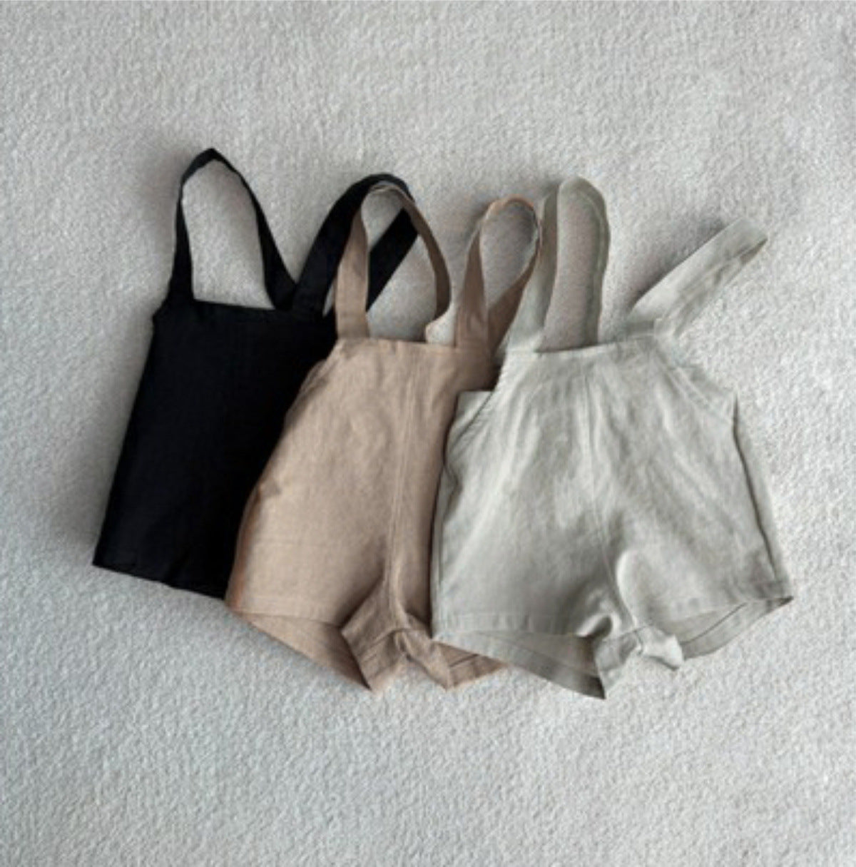 Summer Hot Selling Baby Kids Unisex Sleeveless Solid Color Overalls, MyKids-USA®, Baby One-Pieces, MyKids-USA -  -  -  -  -  -  - 