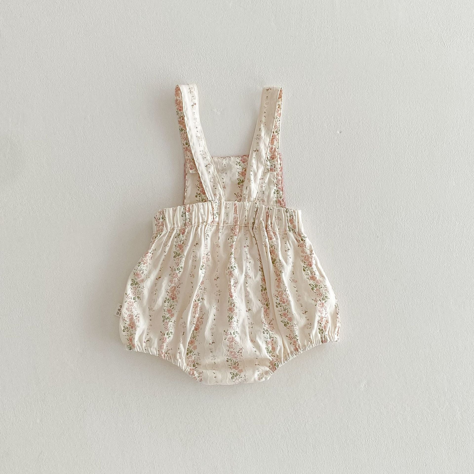 Summer Arrival Baby Girls Floral Pattern Sleeveless Strap Onesies Overalls, MyKids-USA®, Baby One-Pieces, MyKids-USA -  -  -  -  -  -  - 