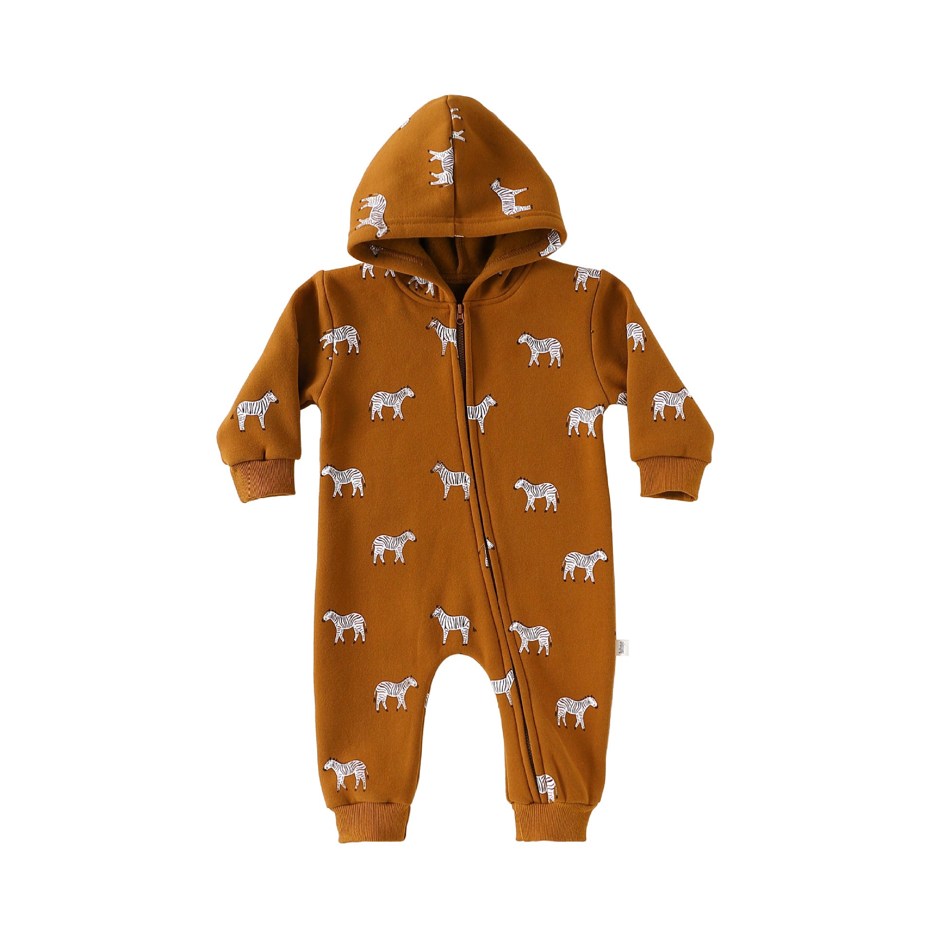 Autumn Arrival Baby Unisex Long Sleeves Animals Cartoon Pattern Hooded Rompers, MyKids-USA®, Baby One-Pieces, MyKids-USA - Size/Age - 66 (3-6M) - Color - Brown -  -  - TR2509122357-A