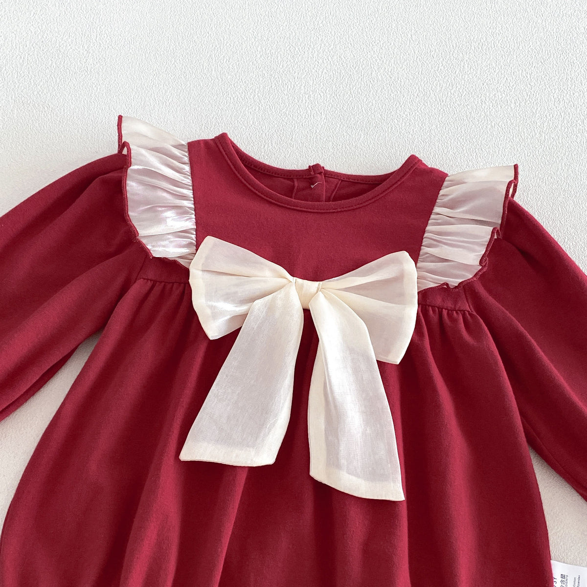 MyKids-USA® Autumn Arrival Baby Girls Long Sleeves Color Patchwork Bodysuit