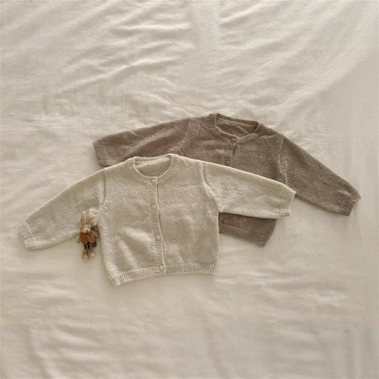 Arrival Spring and Autumn Baby Kids Unisex Solid Color Knitted Cardigan Sweater, MyKids-USA®, Cardigans, MyKids-USA -  -  -  -  -  -  - .