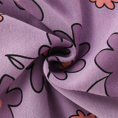 Autumn and Spring Arrival Floral Pattern Long Sleeves Crew Neck Pullover for Stylish Girls, MyKids-USA®, Sweaters, MyKids-USA -  -  -  -  -  -  - 