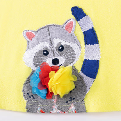 Summer Arrival Animals Cartoon Pattern Short Sleeves Dress for Stylish Girls, MyKids-USA®, Baby & Toddler Dresses, MyKids-USA -  -  -  -  -  -  - 