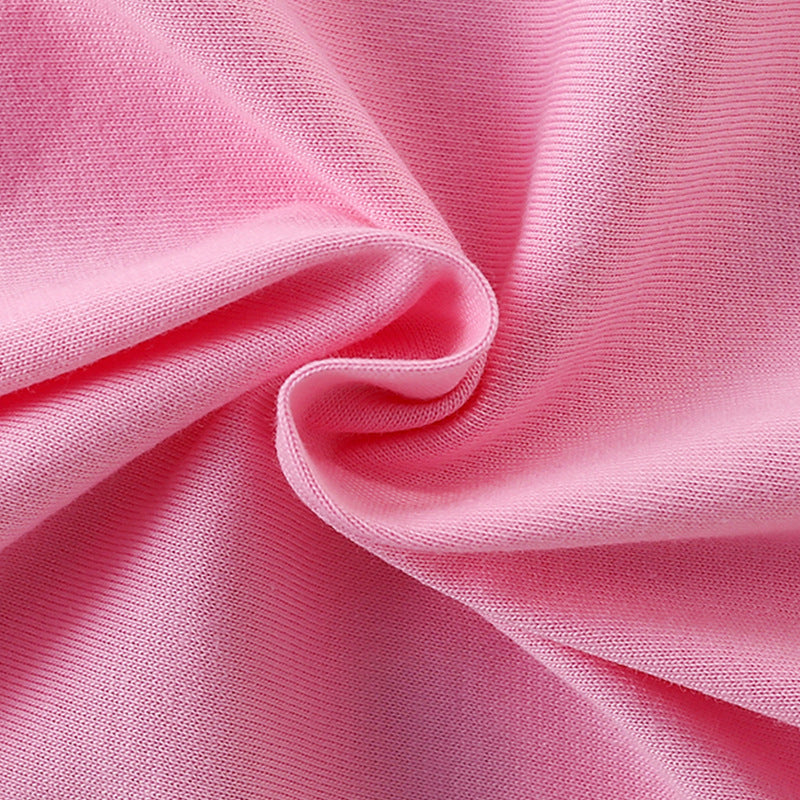 Summer Arrival Girls’ Cartoon Dinosaurs Pattern Short Sleeves Pink T-shirt in European and American Style, MyKids-USA®, T-Shirts, MyKids-USA -  -  -  -  -  -  - 