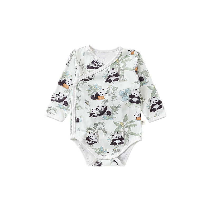 Autumn Hot Selling Baby Unisex Cartoon Animals Pattern Onesies with Hat, MyKids-USA®, Baby One-Pieces, MyKids-USA - Size/Age - 66 (3-6M) - Color - Green -  -  - TR2408131120-B