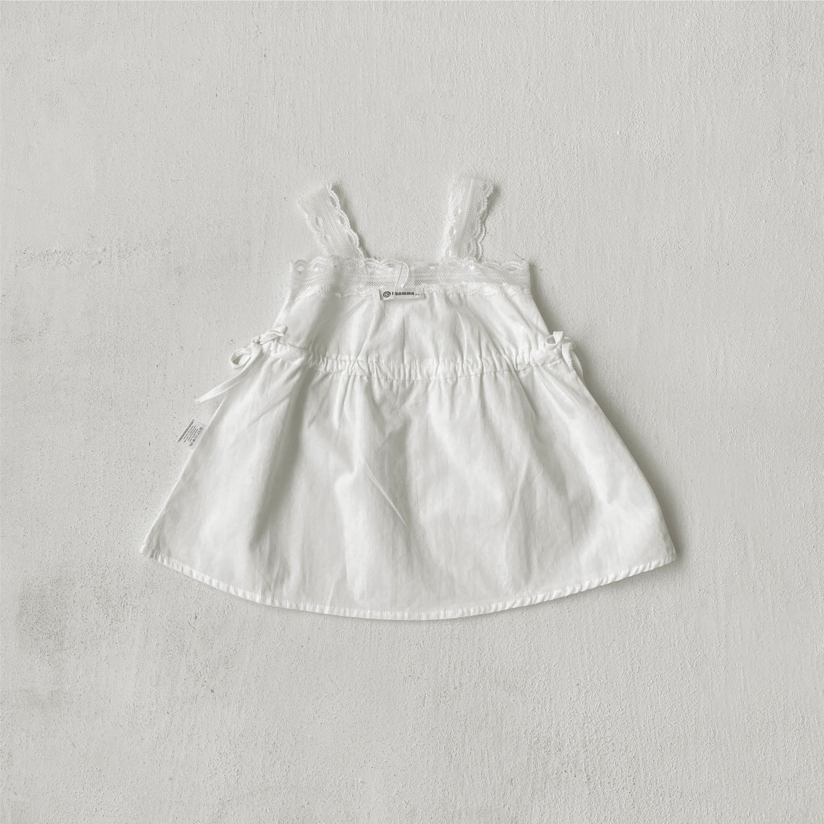 Summer Arrival Baby Girls Sleeveless Lace Strap Dress