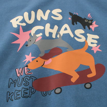 Summer Girls’ Cartoon and Letters Printed T-shirt in European and American Style, MyKids-USA®, Baby & Toddler Tops, MyKids-USA -  -  -  -  -  -  - 